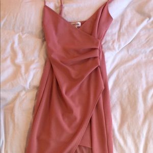 pink cocktail dress